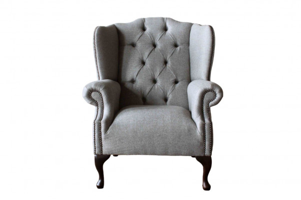 Luxe Tapisserie Classique Fauteuil Chesterfield à ailes fauteuil pour une personne nouvel