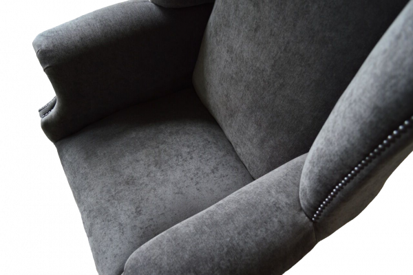 Fauteuil à ailes canapé design rembourré Chesterfield Canapé Chesterfield Meuble textile