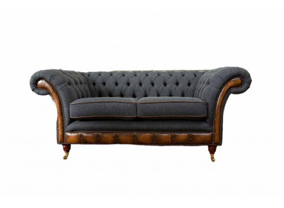 Canapé 2 places Canapés design Canapés Tissu Chesterfield Deux places