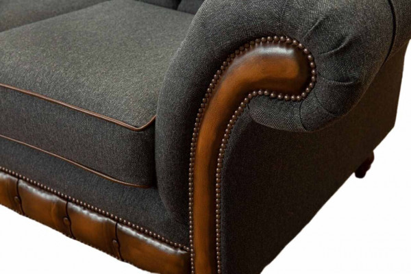 Canapé 2 places Canapés design Canapés Tissu Chesterfield Deux places