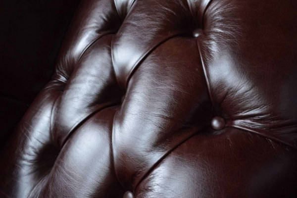 Fauteuil 1 place Marron Salon Cuir Design Chesterfield Fauteuil aile