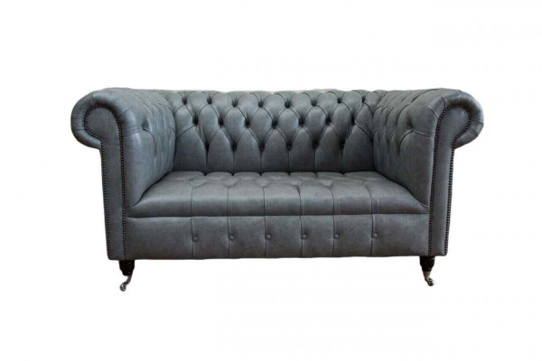 Chesterfield canapé canapé ameublement canapés classiques r 2 places siège cuir