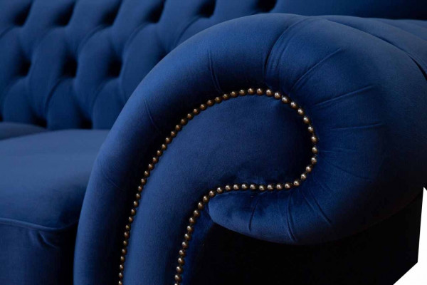 Sofas Chesterfield Canapé Design 2 Places Canapé Luxe Classique Textile