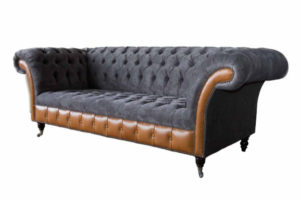 Canapé Design 3 places Canapé Chesterfield Canapé Rembourré Trois Places neuf