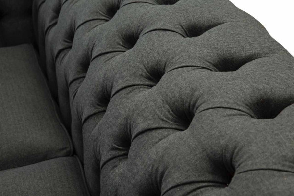 Conception Chesterfield Tissu Canapé Fauteuil 1,5 Places Canapé Fauteuil Rembourré Salons