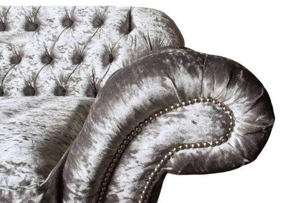 Revêtement Chesterfield en tissu canapé 2 places Canapé Design Luxury Tissu Canapés