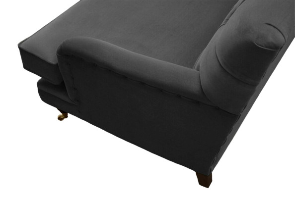 Fauteuil Chesterfield Canapé rembourré 1 place Canapés Design Tissu neuf