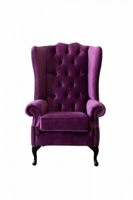 Chesterfield Fauteuil Design Rembourrage Canapé Fauteuil Ailes Canapés 1 Place