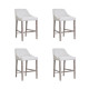 Set de 4 tabourets de bar