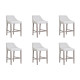 Ensemble de 6 tabourets de bar