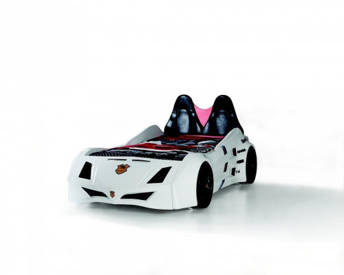 Lit de voiture Chambre d'enfants Voiture de course Lit de voiture Lit d'enfants Bois Mobilier neuf