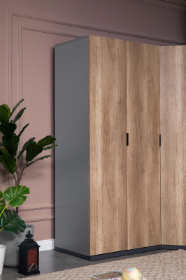 Armoire Chambre Jeunesse Armoires MARRON Design Mobilier Nouvelle Chambre