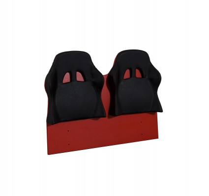 Mobilier enfant Lit Chambre Course Voiture Bois Lits Noir neuf
