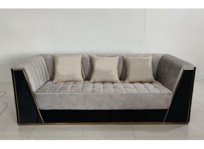Canapé 3 places Canapés Luxueux Tissu Grand Canapés Rembourrage Designer Meubles trois places
