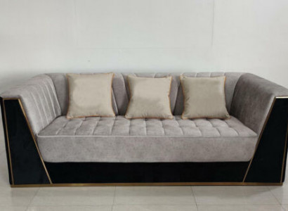Canapé 3 places Canapés Luxueux Tissu Grand Canapés Rembourrage Designer Meubles trois places