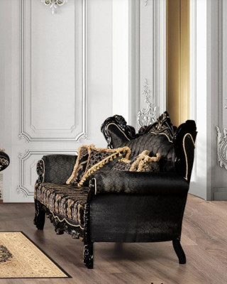 Ensemble de canapé 3 + 3 places Canapé Fauteuil Canapés Ensemble de suite de luxe en tissu polyester neuf