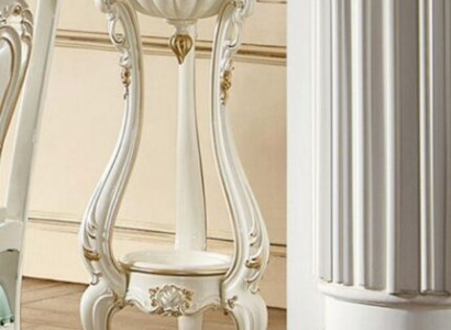 étal de fleurs stand de vases étagère baroque rococo en bois