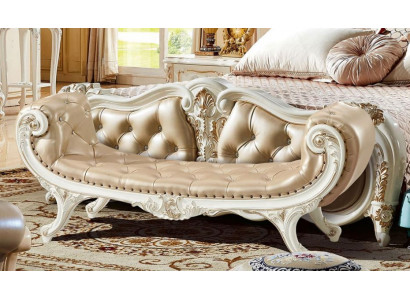 Tabouret Chambre Chaise Longue Tabouret Ottomane Cuir Chesterfield neuf