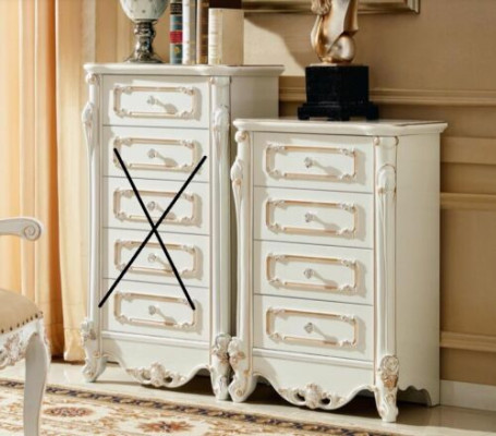Commode Tiroirs Bois Buffet Armoire Armoires Commodes Salon