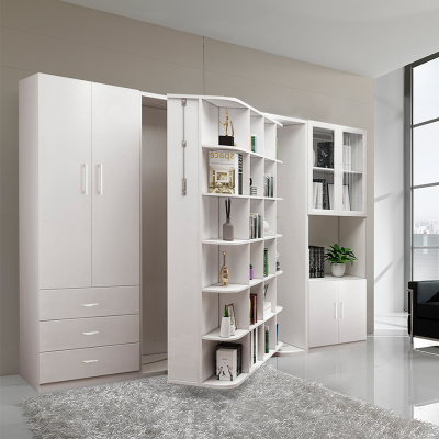 Lit Livres Armoire Étagère Lit d'appoint Armoires Mur Armoire Placard Lits