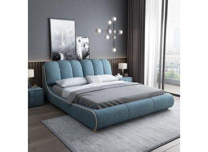 Lit double Chambre Hôtel Mariage Luxe Lit 2x Table de chevet 3pcs. Ensemble de lits neufs