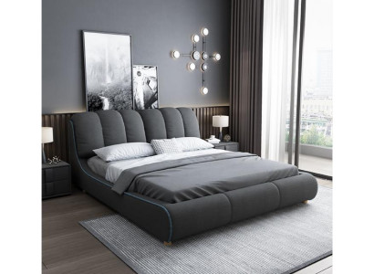 Design Lit Moderne en Bois 180x200 Chambre Mariage Lits de Luxe Hôtel