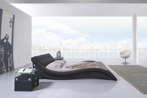 Lits Double Mariage Chambre à Coucher de Luxe Lit Design en Cuir 180x200 Hôtel