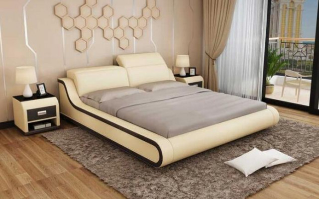 Conception de chambre 180x200 nouveau mobilier de luxe lits modernes rembourrés