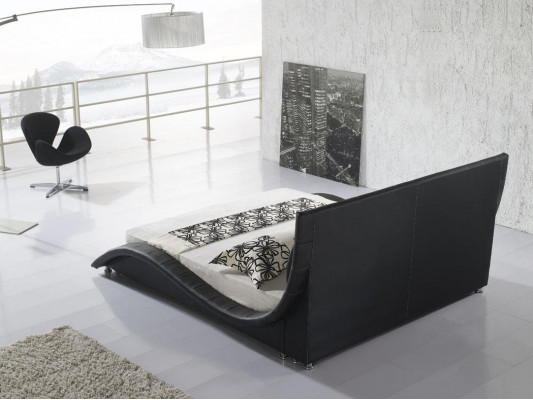 Lits Double Moderne Mariage 180x200 Design Moderne neuf Lit en Cuir