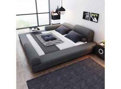 Chambre Luxueux Lit Bois 180x200cm Lit de luxe nouveau Lits doubles