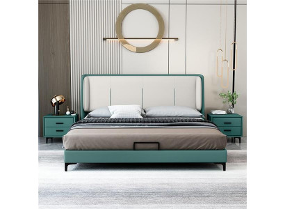 Textile de luxe pour hôtel, tissu d'ameublement de siège en Italie, lit de designer pour chambre à coucher