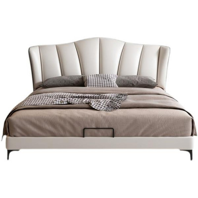 Lits Textile Hôtel Luxe Siège Cuir Italie Designer Lit Chambre