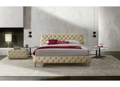Lit Chesterfield Lits de luxe Cadre de lit en bois Design de meubles Cadre de lit moderne
