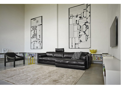 Canapé d'angle en forme de L Canapé moderne Canapé d'angle Prianera Canapé de salon Canapé d'angle Rembourrage