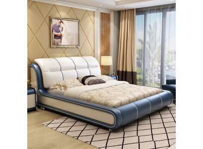 Conception Tissu Mobilier Hôtel Vert Lits Chambre Luxe Lit à Ressorts Box