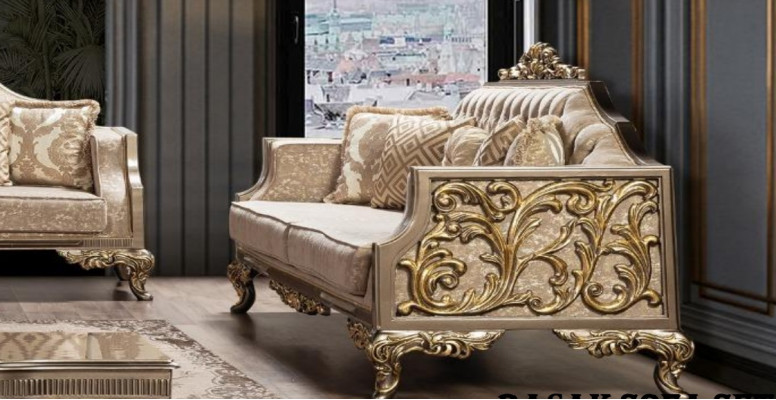 Canape 3 places Canape 3 Places Canapes Tissu Baroque Rococo Canape Design Salon