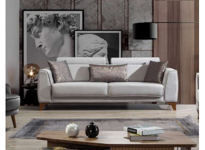 Canapé 3 places Canapés design Sièges rembourrés Design Trois places Mobilier moderne en tissu Neuf