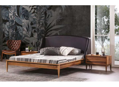Table de chevet moderne en bois Table d'appoint Rangement pour chambre à coucher Mobilier de luxe