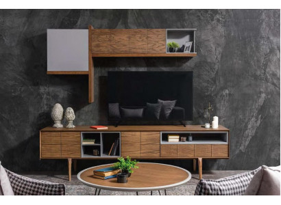 Meuble TV bas en bois moderne de luxe Buffet TV Commode de salon Console Buffet