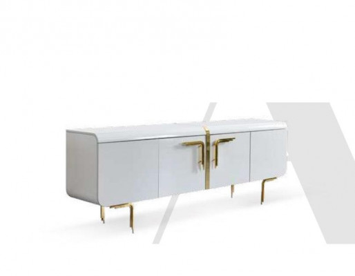 Table à manger 4 chaises éléments en acier inoxydable ensemble de buffet salle à manger 6 pièces