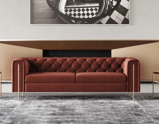 Sofa ensemble Ensemble de siège Rembourrage 4 pièces. Ensemble de salon canapés de luxe