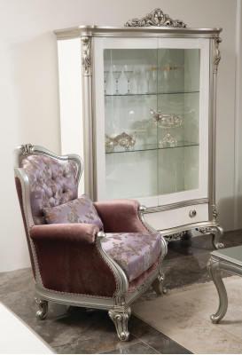 Ensemble de canapé 3+2+1 places Table basse Table d'appoint Fauteuil Ensemble de 6 pièces. Baroque