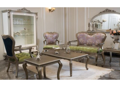 Ensemble canapé 2+1+1 Siège de luxe Table basse Table d'appoint Fauteuil Ensemble de 6 pièces