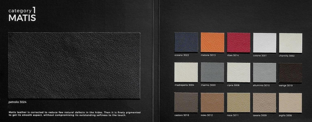 Canapé 4 places en cuir rembourré Canapés en cuir italien bleu de design