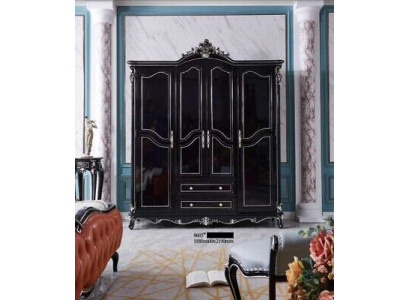 Armoire de chambre classique R Armoire de garde-robe Armoires de chambre en bois Mobilier baroque neuf
