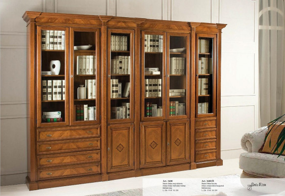 Étagère à livres brun vitrine Armoire Bibliothèque Vitrine Étagère Étagères nouveau