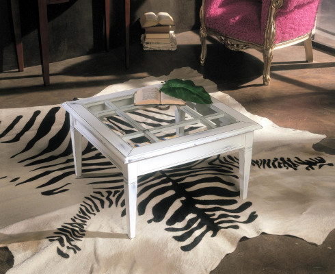 Table classique Table basse Tables de canapé Meubles Salon Tables basses Blanches