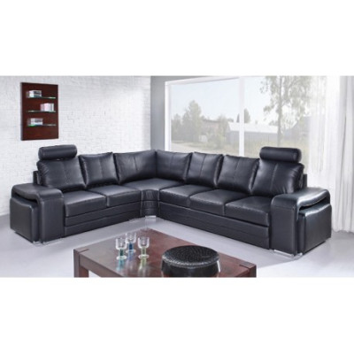 Canapé d'angle Living Landscape Rembourrage Canapé d'angle Canapé Siège Suite Moderne Cuir
