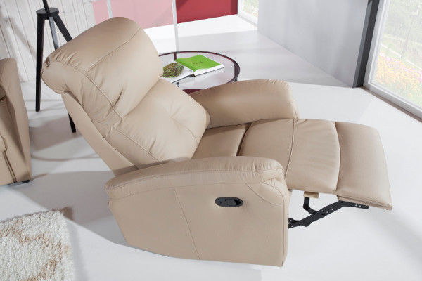 Ensemble de canapé 3+2+1 places Canapé rembourré en cuir relaxant électrique