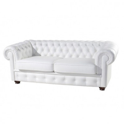 Canapé classique Chesterfield 3+1 places en velours suite ensembles